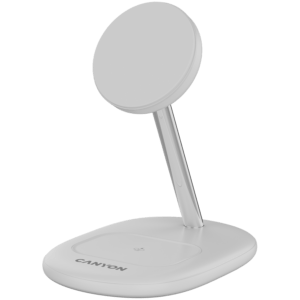 CANYON wireless charger WCS-205 15W Qi2 2in1 White