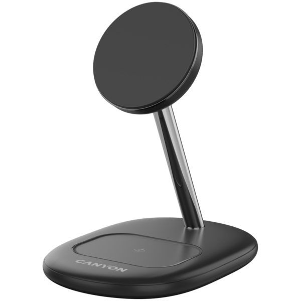 CANYON wireless charger WCS-205 15W Qi2 2in1 Black