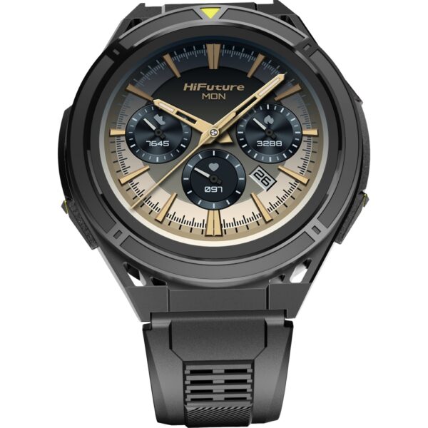 HiFuture Active Black Yellow, 1.43, 466x466, Y, Умен часовник