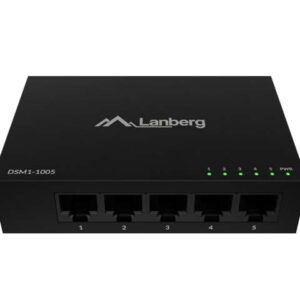 Lanberg switch DSM1-1005 5-port, Fixed Port, 5