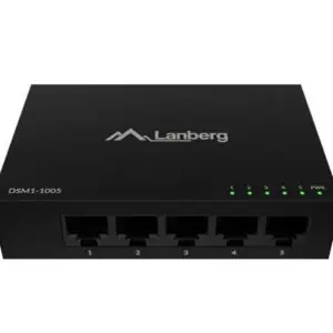 Lanberg switch DSM1-1005 5-port, Fixed Port, 5