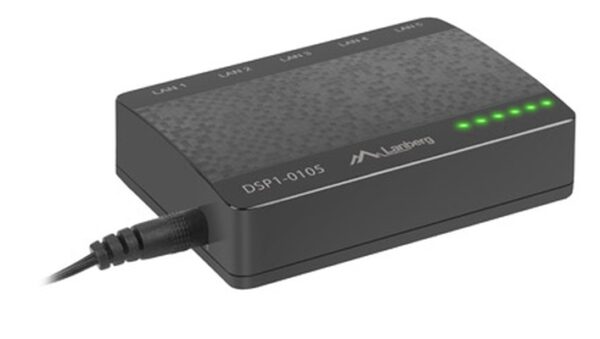 Lanberg switch DSP1-0105 5-port, Fixed Port, 5