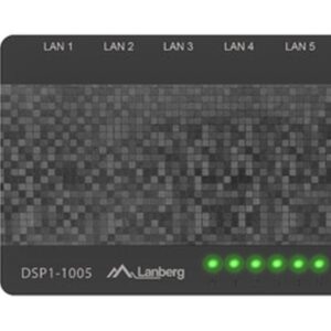 Lanberg switch DSP1-1005 5-port, Fixed Port, 5