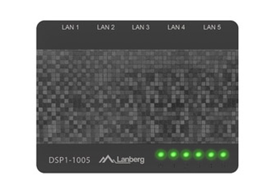 Lanberg switch DSP1-1005 5-port, Fixed Port, 5