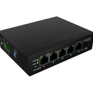 Lanberg Switch ILFE-4P-1Ge-1S-90 POE 1 x BT 3 x AT SFP/ETH DIN Unmanagment Fast Ethernet, Fixed Port, 10