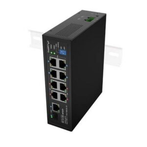 Lanberg Switch ILFE-8P-1Ge-1S-120 POE 4 x BT 4 x AT SFP/ETH DIN Unmanagment Fast Ethernet, Flexible Port, 9