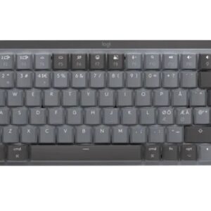 Logitech MX Mechanical Mini for Mac Minimalist Wireless Illuminated Keyboard - SPACE GREY - US INT'L - EMEA, Лаптопи, N