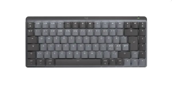 Logitech MX Mechanical Mini for Mac Minimalist Wireless Illuminated Keyboard - SPACE GREY - US INT'L - EMEA, Лаптопи, N