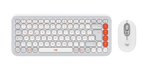 Logitech Pop Icon Combo - White - US INT'L - BT - N/A - INTNL-973, Настолни компютри