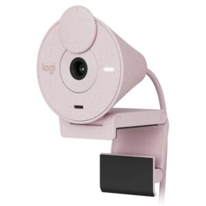 Logitech Brio 300 Full HD webcam - ROSE - USB - N/A - EMEA28-935, Настолни компютри, FULL HD, Y