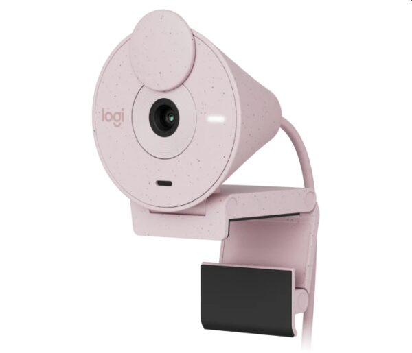 Logitech Brio 300 Full HD webcam - ROSE - USB - N/A - EMEA28-935, Настолни компютри, FULL HD, Y