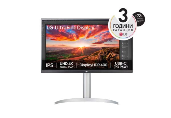 LG 27UP850K-W, 27, Flat, 3840x2160, 5