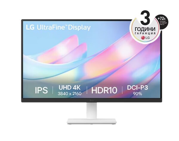 LG 27US500-W, 27, Flat, 3840x2160, 5