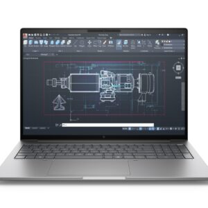 HP ZBook 8 G1i AI 16" Pike Silver, ZBook 8, Intel Core Ultra 7 265H 2.20 GHz, 24 MB cache, 64, 2000, 3840x2400