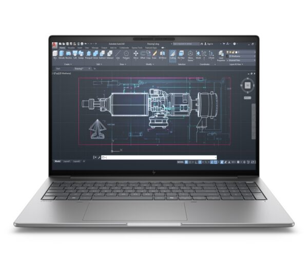 HP ZBook 8 G1i AI 16" Pike Silver, ZBook 8, Intel Core Ultra 7 265H 2.20 GHz, 24 MB cache, 64, 2000, 3840x2400