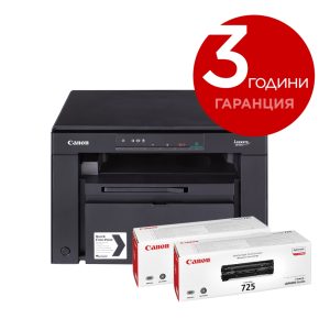 Canon i-SENSYS MF3010 Printer/Scanner/Copier + 2x Canon CRG-725, Print, Copy, Scan, 18, N, A4