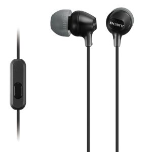 Sony Headset MDR-EX15AP black, In-ear
