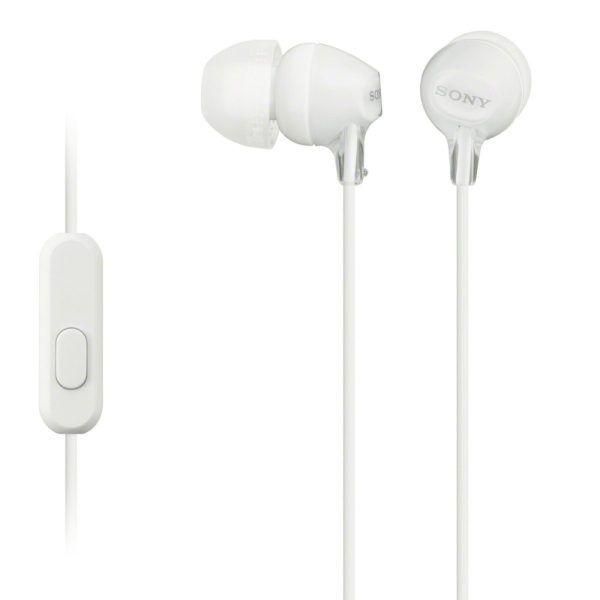 Sony Headset MDR-EX15AP white, In-ear